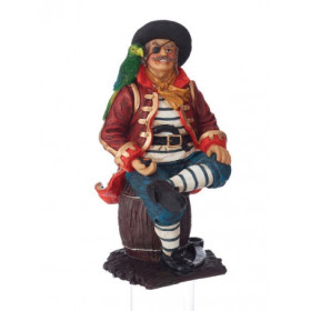 Personaje pirata con loro