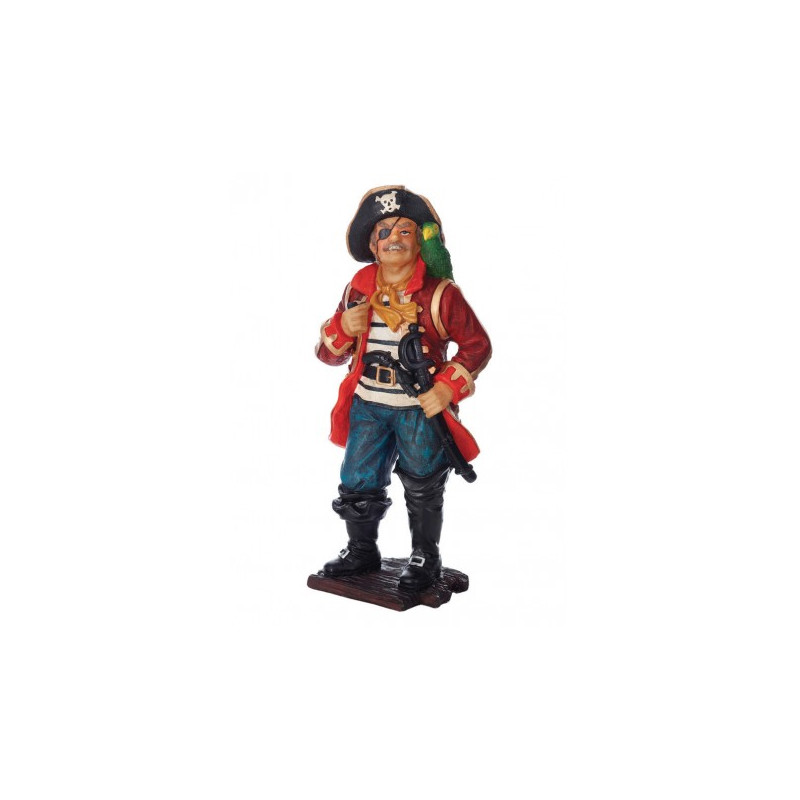 Personaje pirata con loro