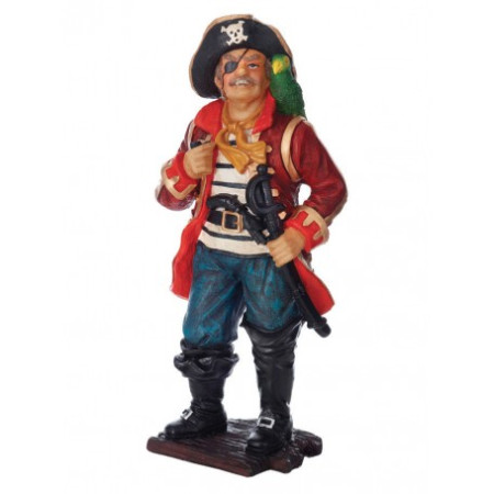 Personaje pirata con loro