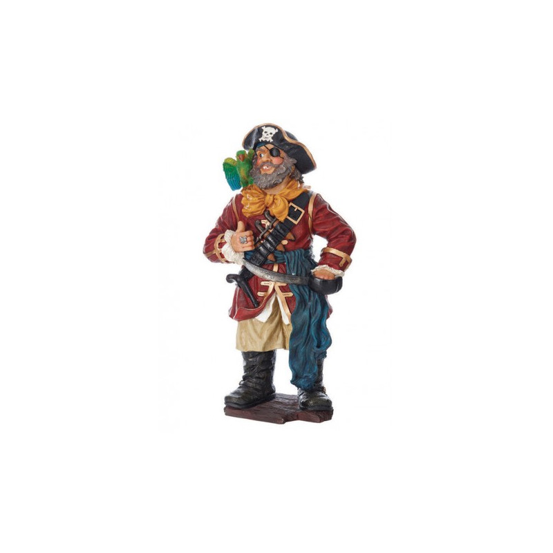 Personaje pirata con loro