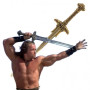 Abrecartas espada de guerrero bárbaro  25cm