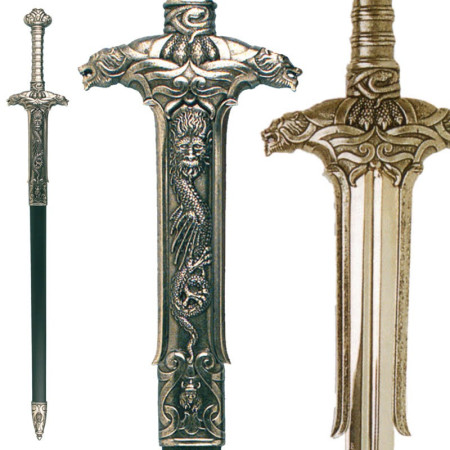 Espada de guerrero bárbaro, con funda  117cm