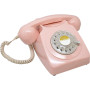 Teléfono Vintage color rosa