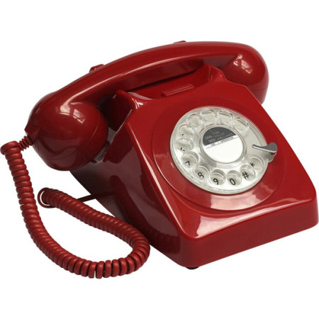 Teléfono Vintage color rojo