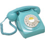 Teléfono Vintage color azul