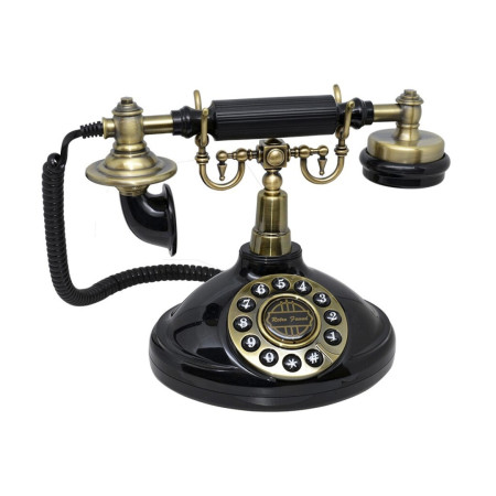 Teléfono Vintage 1920 negro