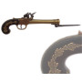Pistola con bayoneta, USA, siglo XIX  29cm