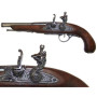 Pistola de chispa  zurda , siglo XVIII