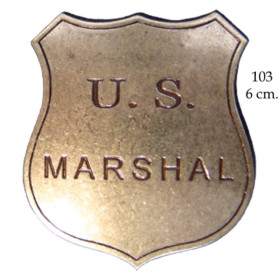 Placa US Marshal  6cm