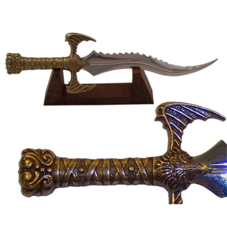 Miniatura daga de guerrero bárbaro  26cm