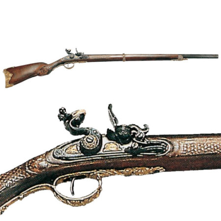 Rifle Francés "Lepage", 1820  112cm