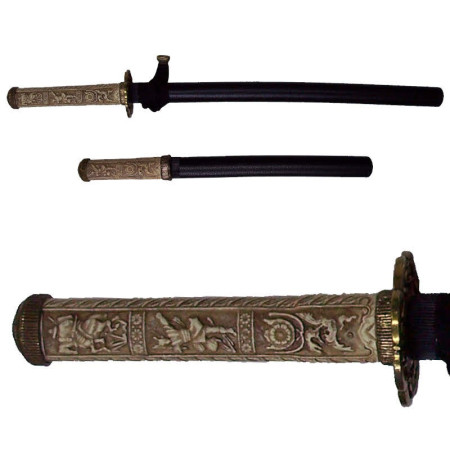 Tanto, puñal samurai, época Edo, Japón  47cm