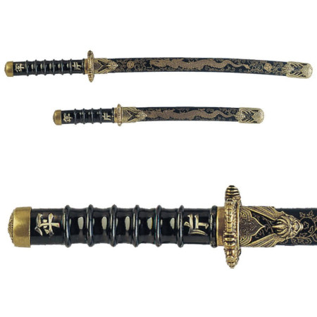 Tanto, puñal samurai, época Edo, Japón  49cm