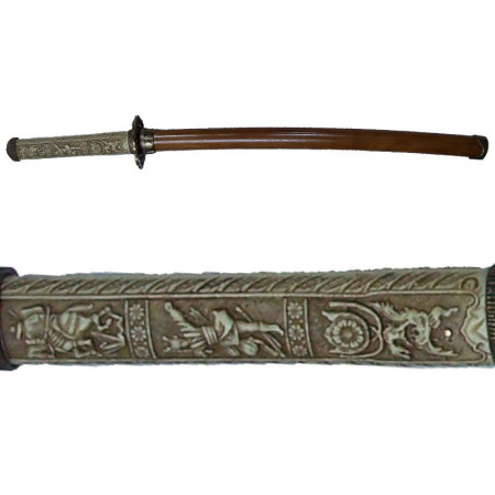 Wakizashi  katana corta , época Edo, Japón  72cm