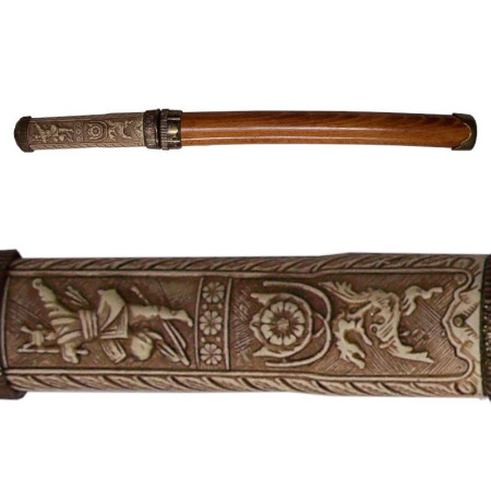 Tanto, puñal samurai, época Edo, Japón  47cm