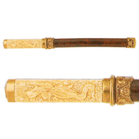 Tanto, puñal samurai, época Edo, Japón  49cm