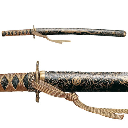 Wakizashi  katana corta , época Edo, Japón  72cm