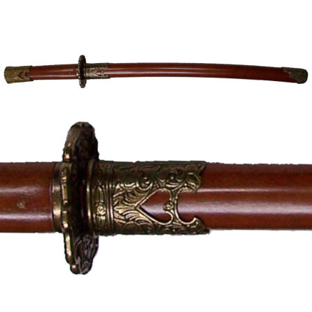 Wakizashi  katana corta , época Edo, Japón