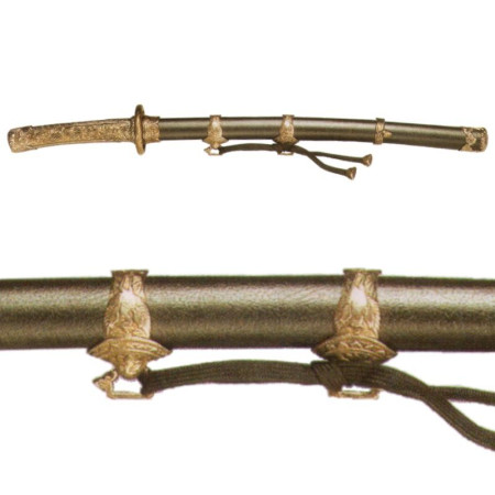 Wakizashi  katana corta , época Edo, Japón