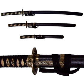 Juego 3 armas samurai,...