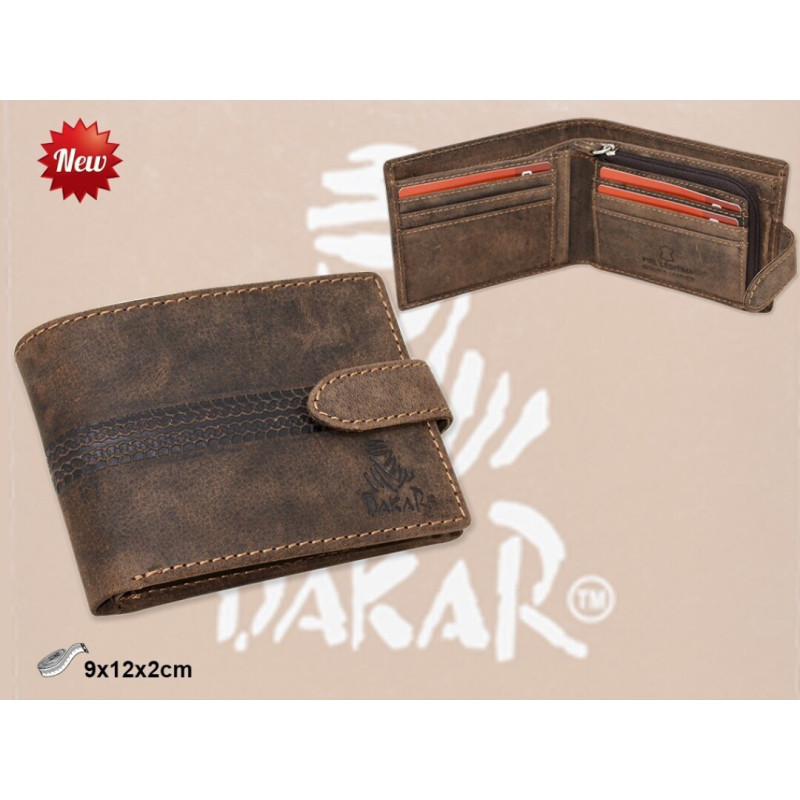 Cartera dakar jujuy americana marrón z036