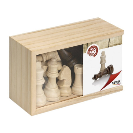 Fichas ajedrez medianas de madera