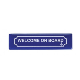 Imán Placa Welcome On Board