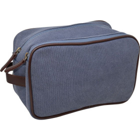 Bolsa aseo canvas azul