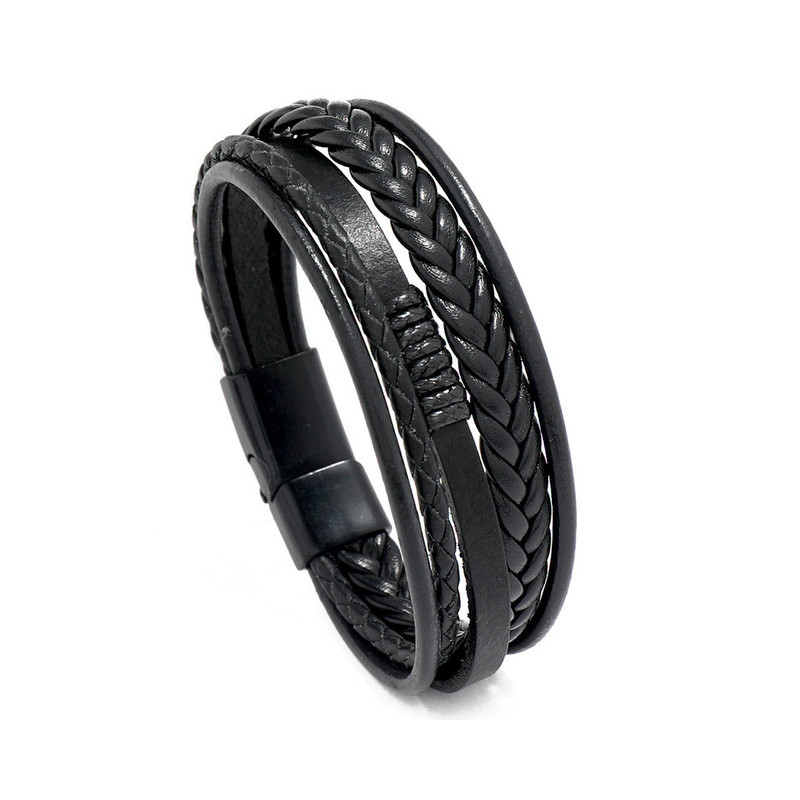 Pulsera de hombre negra