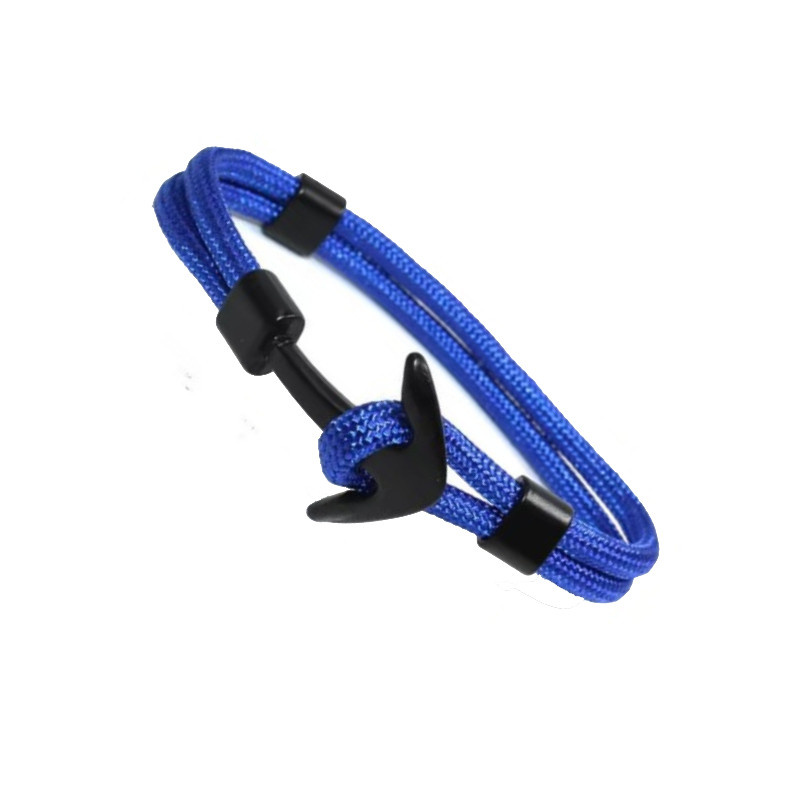 Pulsera ancla azul