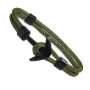 Pulsera ancla Verde militar