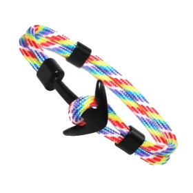 Pulsera ancla multicolor