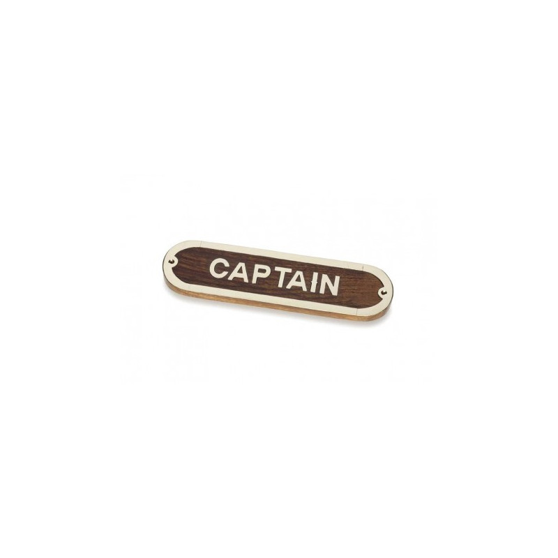 Placa Decorativa Captain