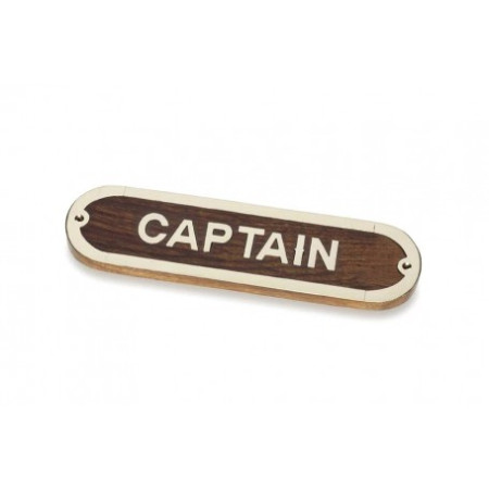 Placa Decorativa Captain