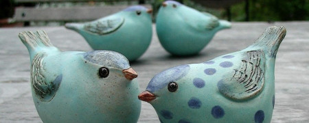 Figuras de pájaros decorativas - Koergi